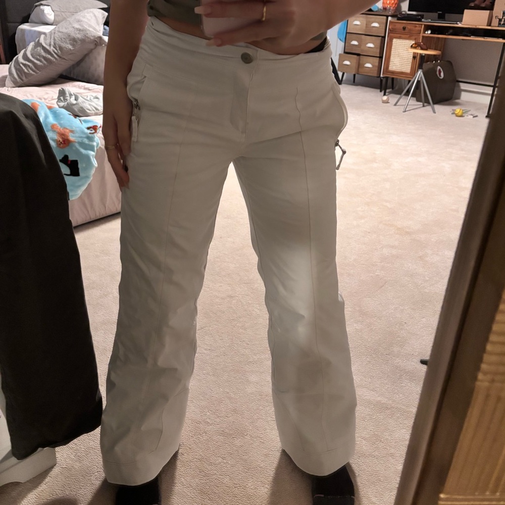 Obermeyer teen white ski pants
